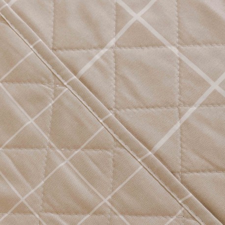 Colcha bouti Cuadro Uceda arena