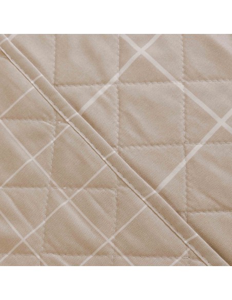 Colcha bouti Cuadro Uceda arena