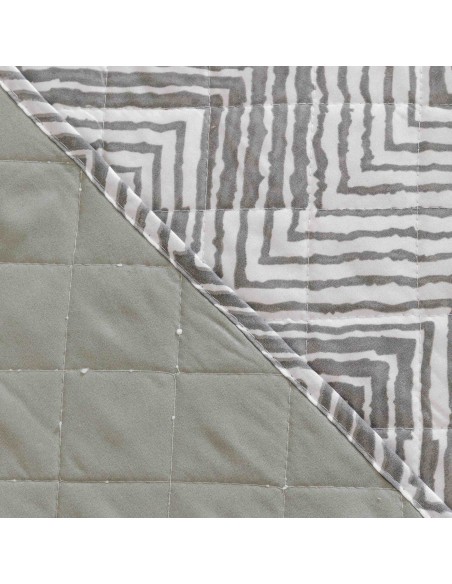 Colcha bouti Criselde verde seco