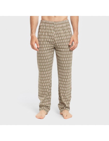 Pijama largo algodón hombre Arpani verde