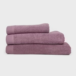 Toalla de baño 400gr Doble rizo morada