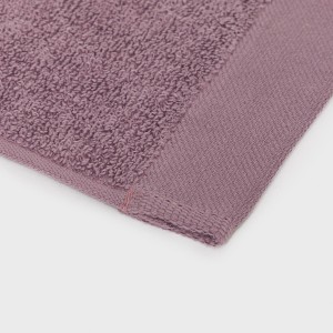 Toalla de baño 400gr Doble rizo morada 2