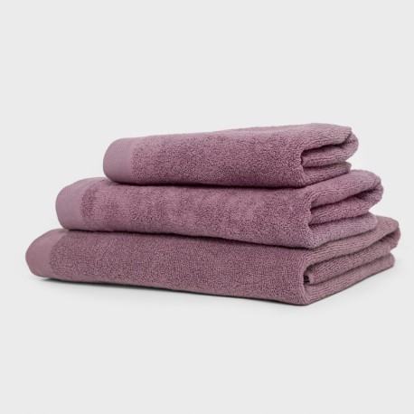 Toalla de baño 400gr Doble rizo morada