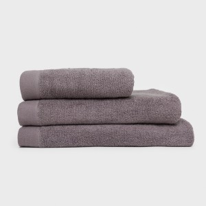 Toalla de baño 400gr Doble rizo gris marengo