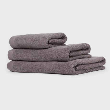 Toalla de baño 400gr Doble rizo gris marengo