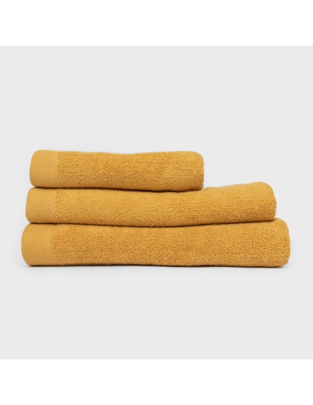 Toalla de baño 400gr Doble rizo mostaza Toalla de baño 400gr Doble rizo mostaza