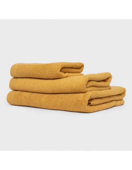 Toalla de baño 400gr Doble rizo mostaza Toalla de baño 400gr Doble rizo mostaza