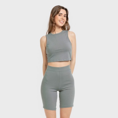 Top tirantes algodón deportivo liso