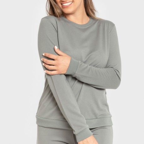 Sudadera basica deportiva mujer