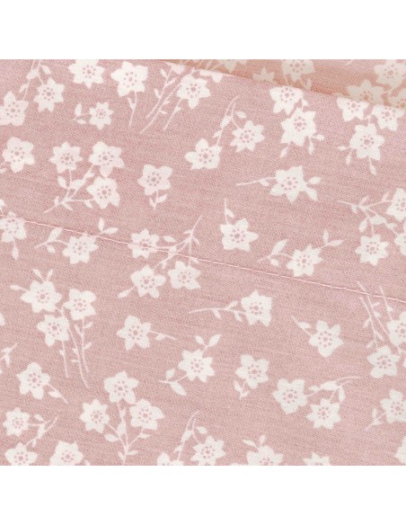 Juego de sábanas algodón percal Oniris malva Juego de sábanas algodón percal Oniris malva