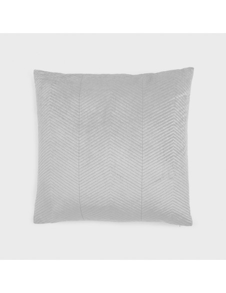 Cojín cuadrante New Hungria terciopelo liso 50x50 - funda + relleno