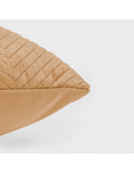 Cojín cuadrante New Hungria terciopelo liso 50x50 - funda + relleno