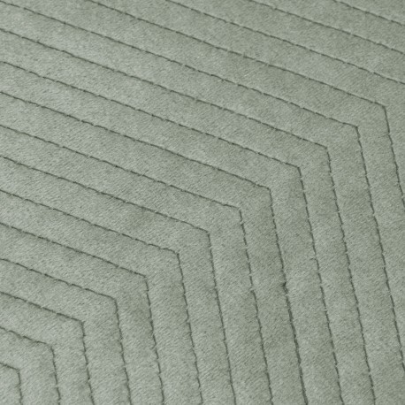 Cojín cuadrante New Hungria terciopelo liso 50x50 - funda + relleno