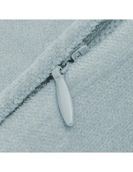 Cojín cuadrante terciopelo algodón liso - funda + relleno