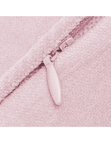 Cojín cuadrante terciopelo algodón liso - funda + relleno