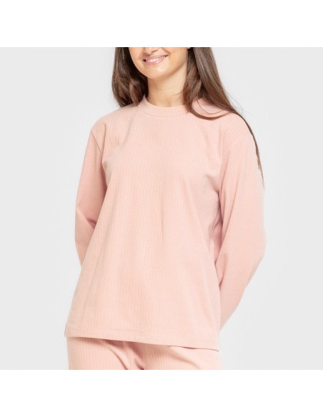 Pijama canalé Raya ancha lisa