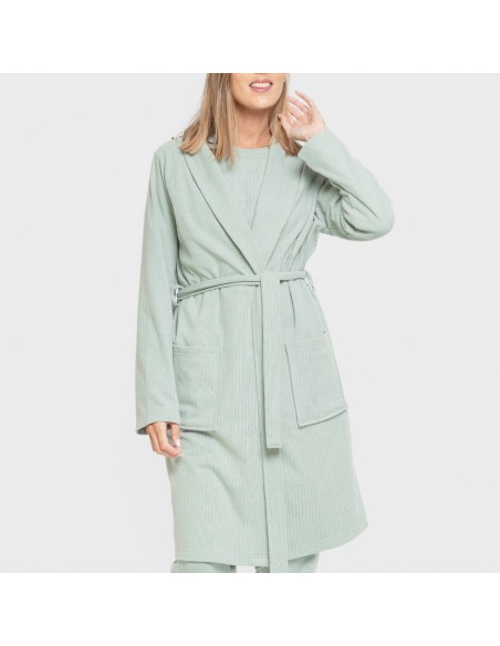 Bata canalé Raya ancha lisa