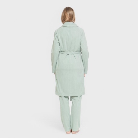 Bata canalé Raya ancha lisa