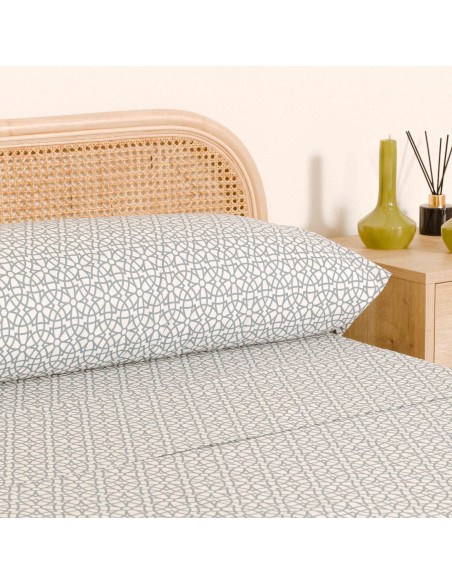 Juego de sábanas algodón Galisteo indigo