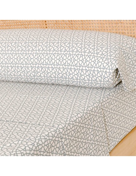 Juego de sábanas algodón Galisteo indigo