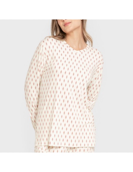 Pijama largo mujer soft Serbia malva rosa Pijama largo mujer soft Serbia malva rosa