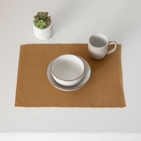 Mantel individual algodón liso