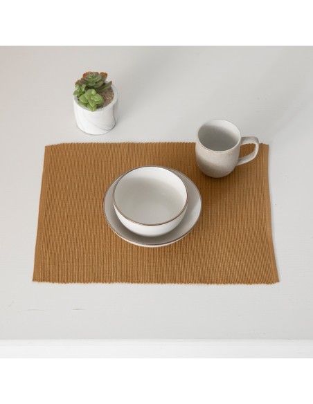 Mantel individual algodón liso