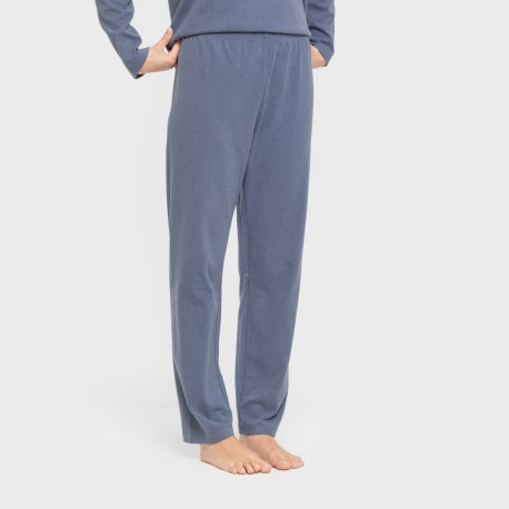 Pijama canalé Raya ancha lisa