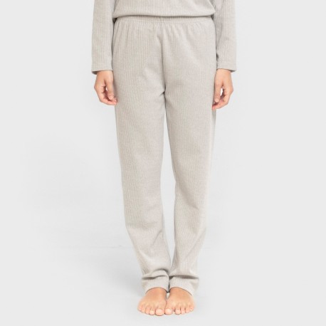 Pijama canalé Raya ancha lisa