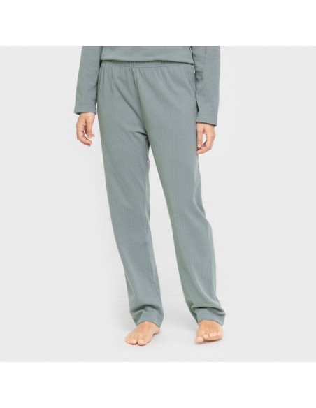 Pijama canalé Raya ancha lisa