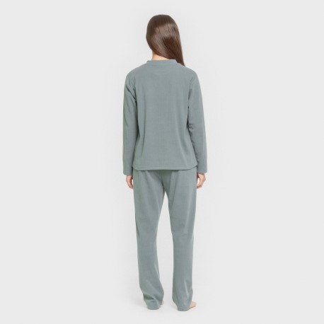 Pijama canalé Raya ancha lisa