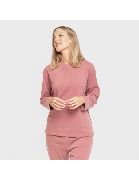 Pijama canalé Raya ancha lisa