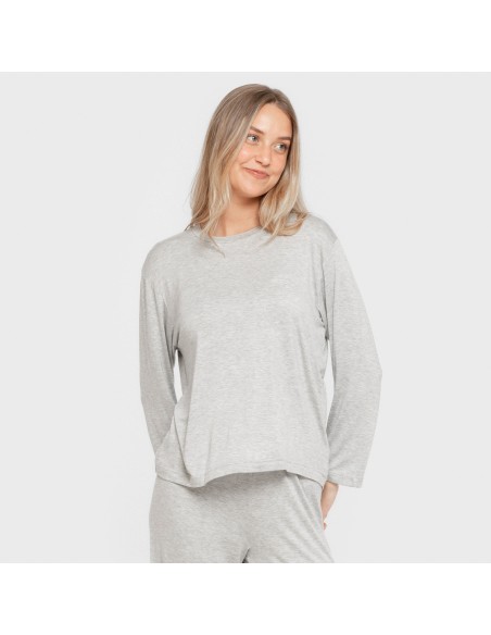Pijama largo viscosa mujer Pijama largo viscosa mujer