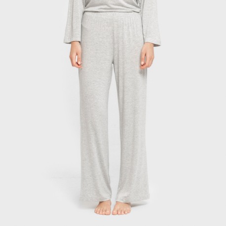 Pijama largo viscosa mujer