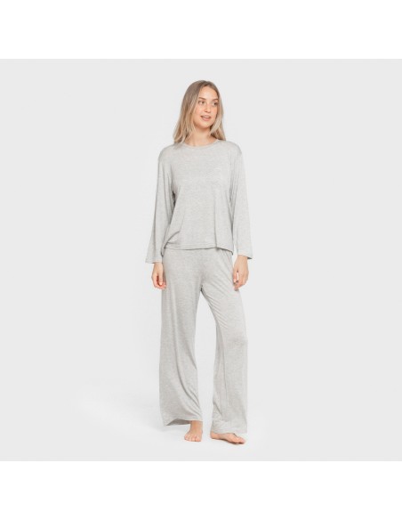 Pijama largo viscosa mujer Pijama largo viscosa mujer