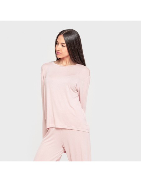 Pijama largo viscosa mujer Pijama largo viscosa mujer