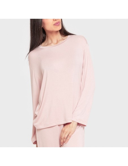 Pijama largo viscosa mujer Pijama largo viscosa mujer