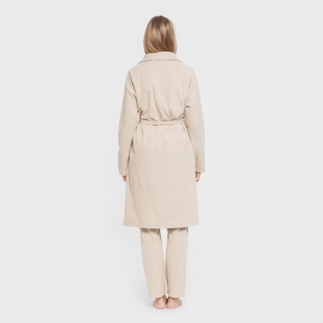 Bata canalé Raya ancha lisa