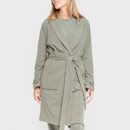 Bata canalé Raya ancha lisa