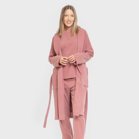 Bata canalé Raya ancha lisa