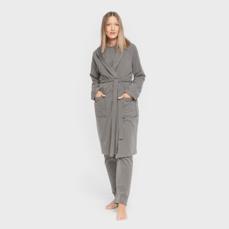 Bata canalé Raya ancha lisa