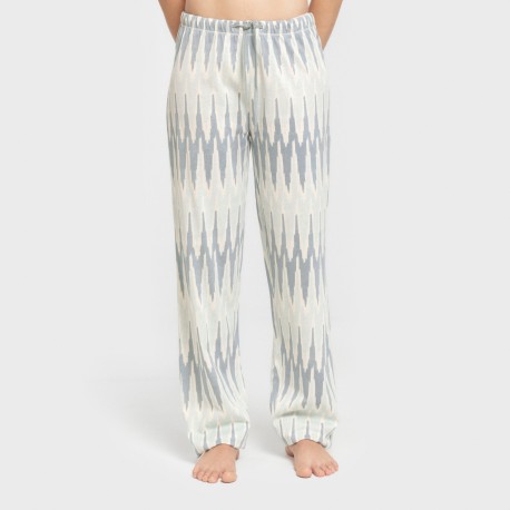 Pijama largo algodón Lalita agua marina