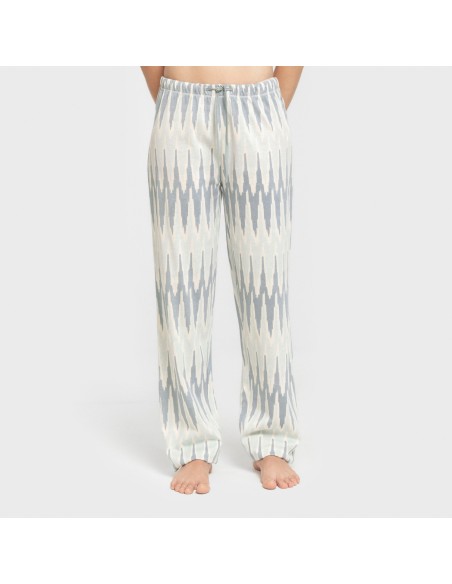 Pijama largo algodón Lalita agua marina