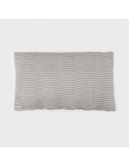 Cojín rectangular 30x50 New Ondas terciopelo liso - funda + relleno
