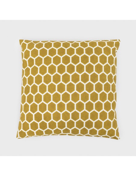 Cojín cuadrante antimanchas Nona lima 45x45 - funda + relleno