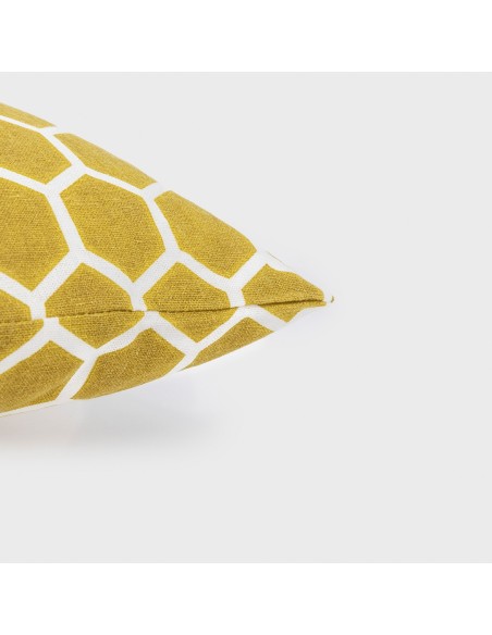 Cojín cuadrante antimanchas Nona lima 45x45 - funda + relleno