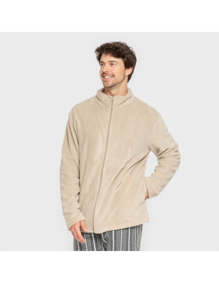 Sudadera coral hombre lisa