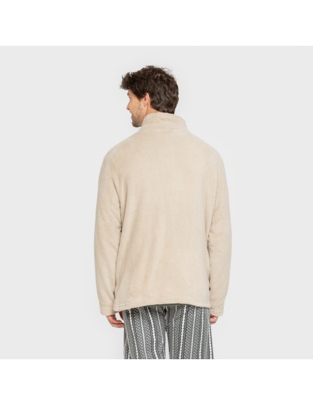 Sudadera coral hombre lisa