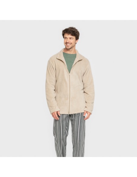 Sudadera coral hombre lisa