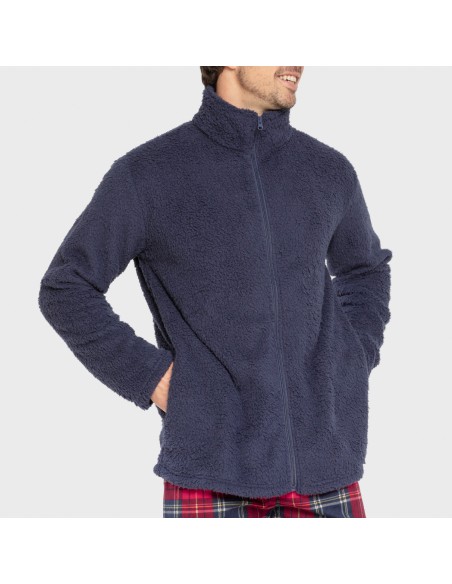 Sudadera sherpa hombre lisa Sudadera sherpa hombre lisa